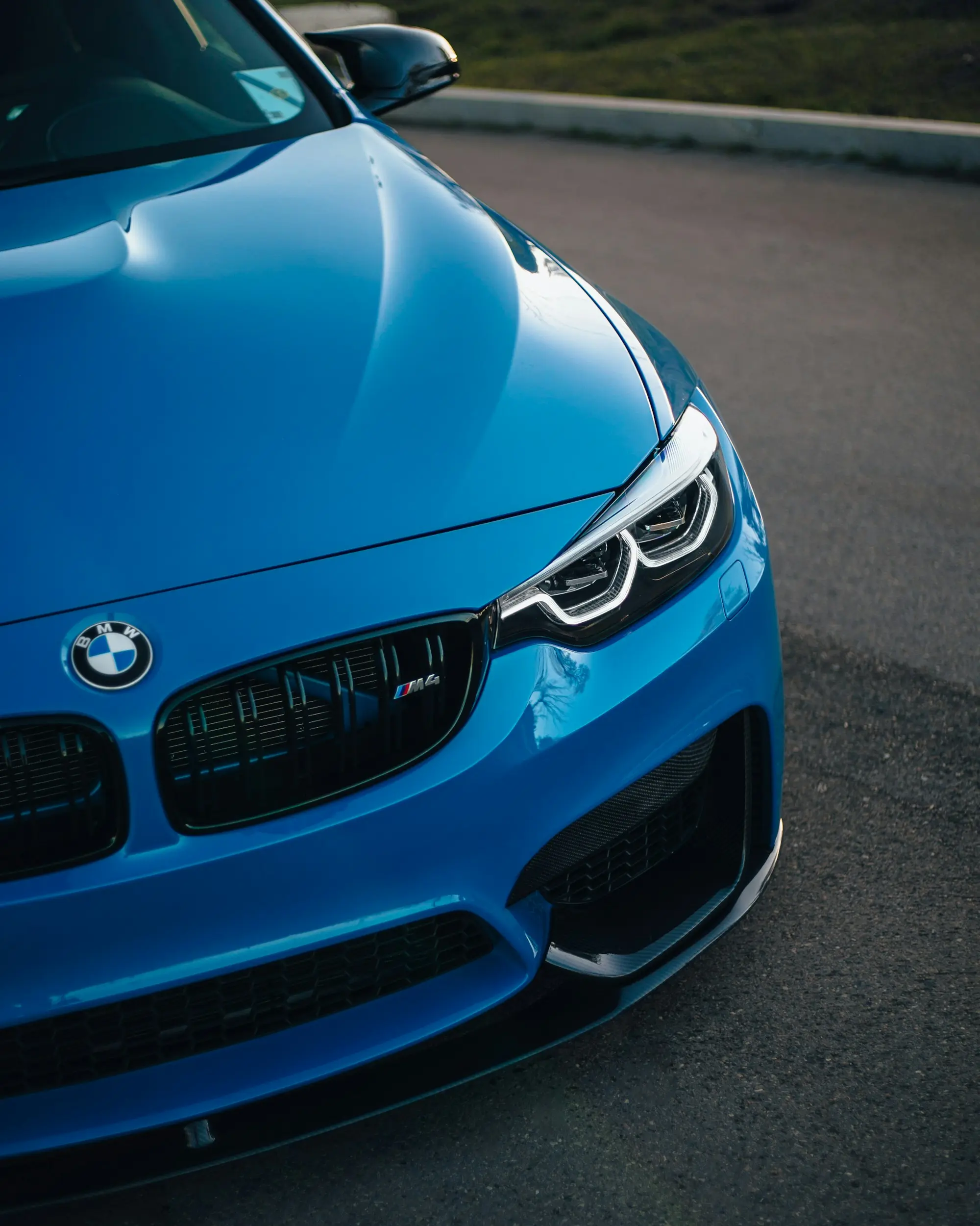 Blue BMW